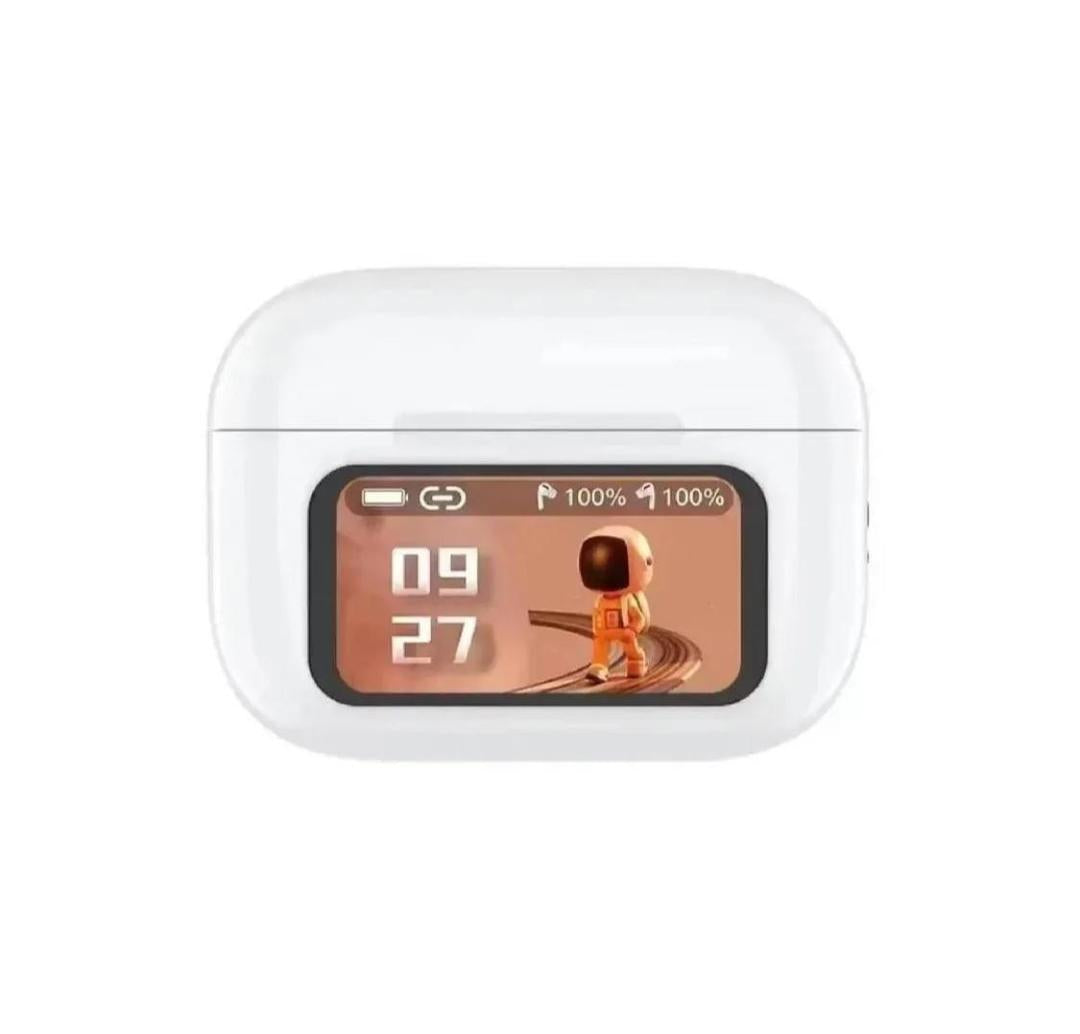 A9 Pro Smart Display Earbuds – ANC Noise Cancellation | HD Sound | Touch Screen