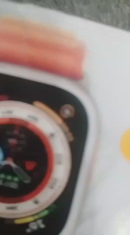 Smart Watch T800 Ultra Series 8 Ultra Smart Watch Sport Wireless Charger With Ocean Strap(random color )